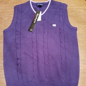 Men's Southpole Purple Sweater Vest NWT
